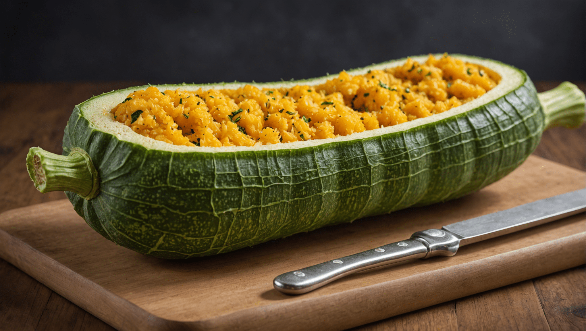 Stuffed Luffa Squash - Your Gourmet Guru