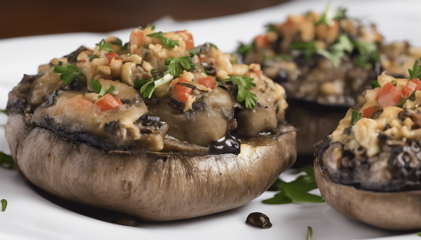 image of stuffed portobello mushrooms
