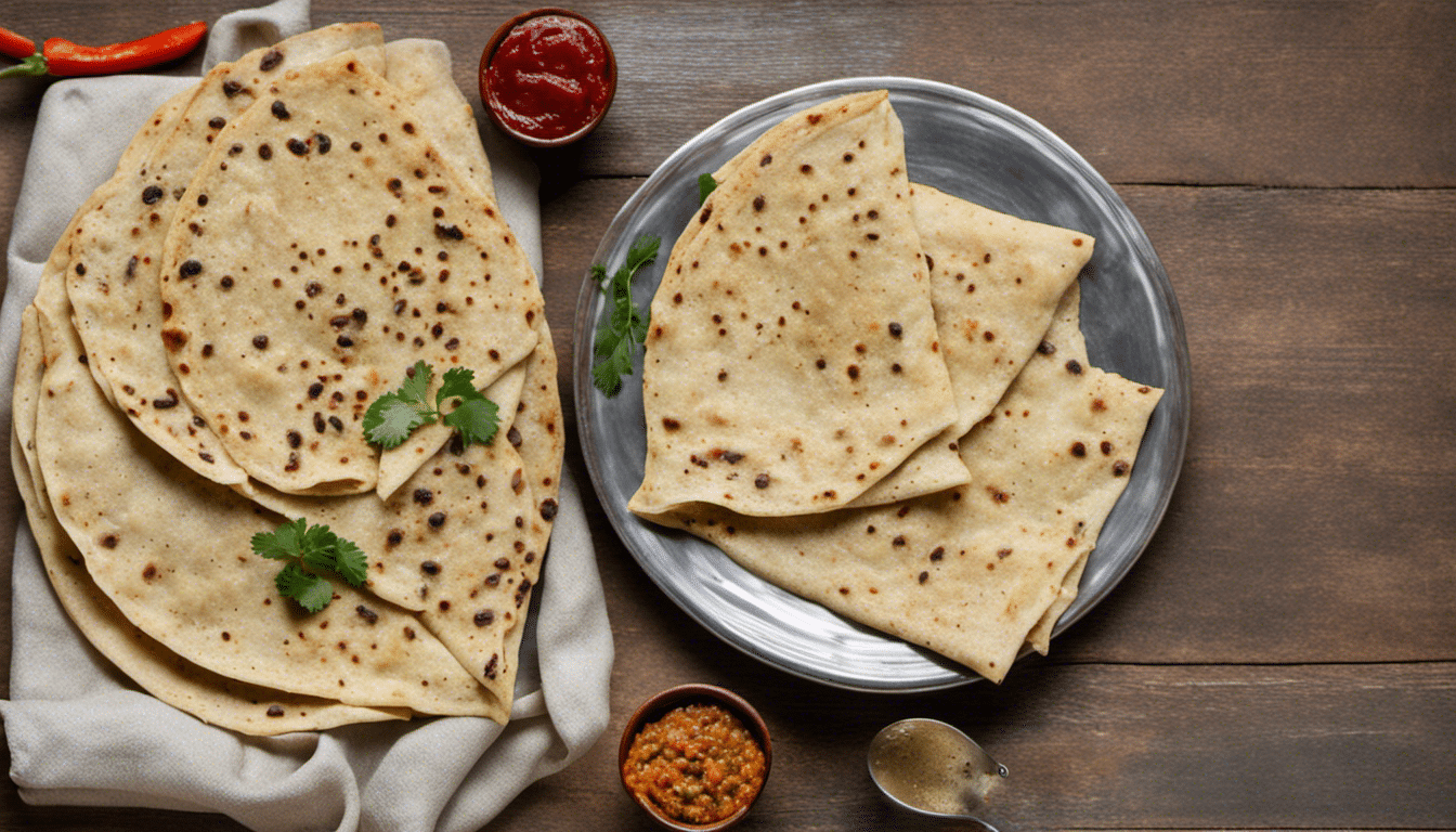 Stuffed Urad Bean Paratha