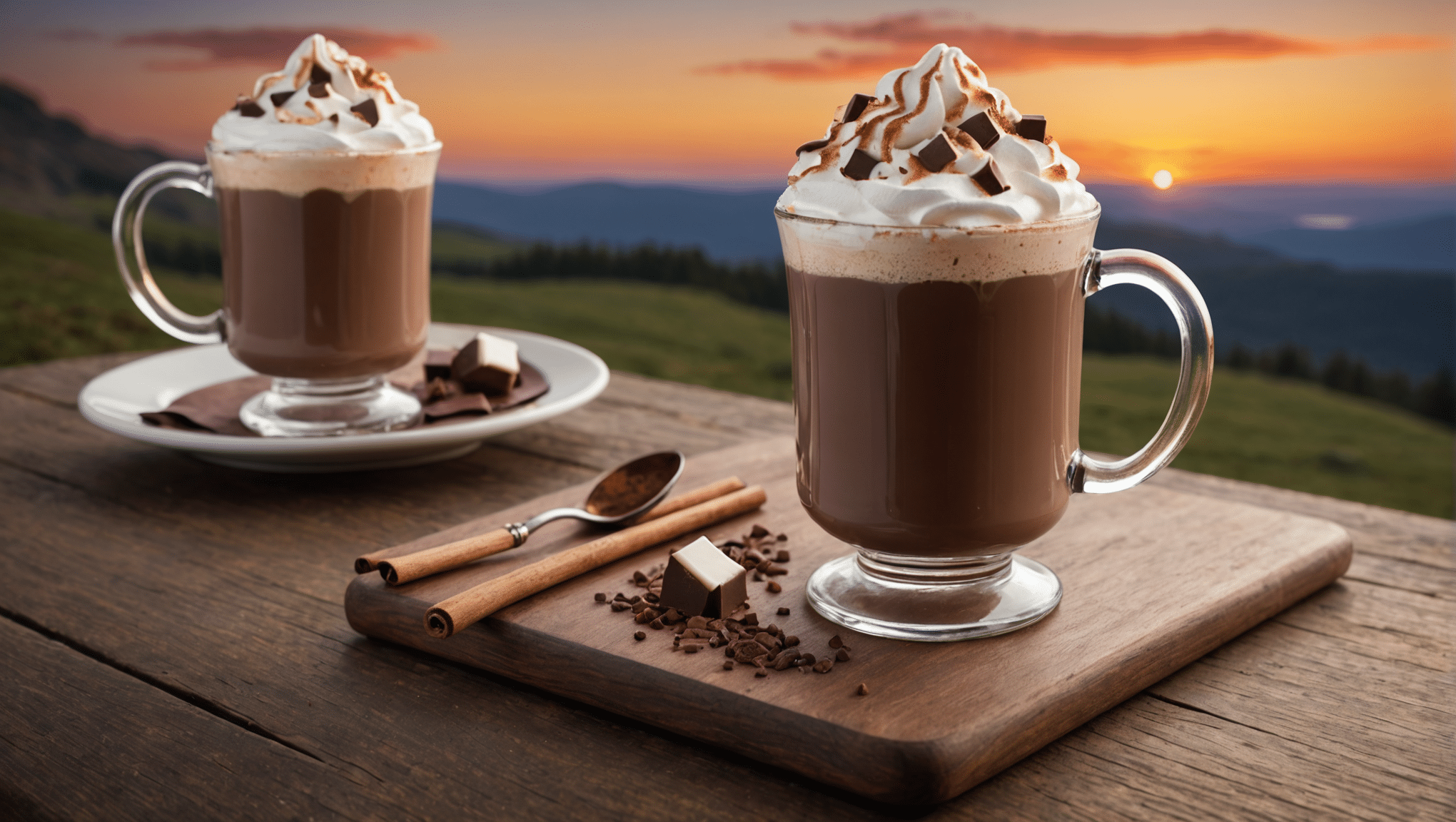 Sunset Muskmallow Hot Chocolate Recipe