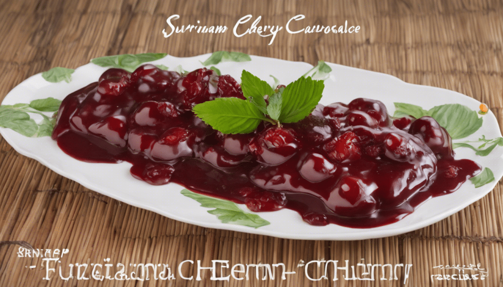 Surinam Cherry Sauce Recipe