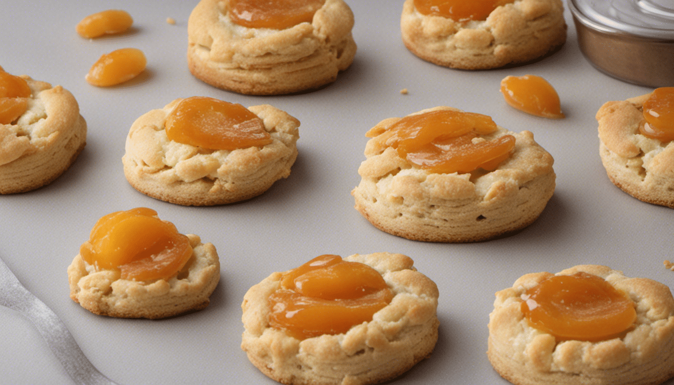 Sweet Apricot Biscuits