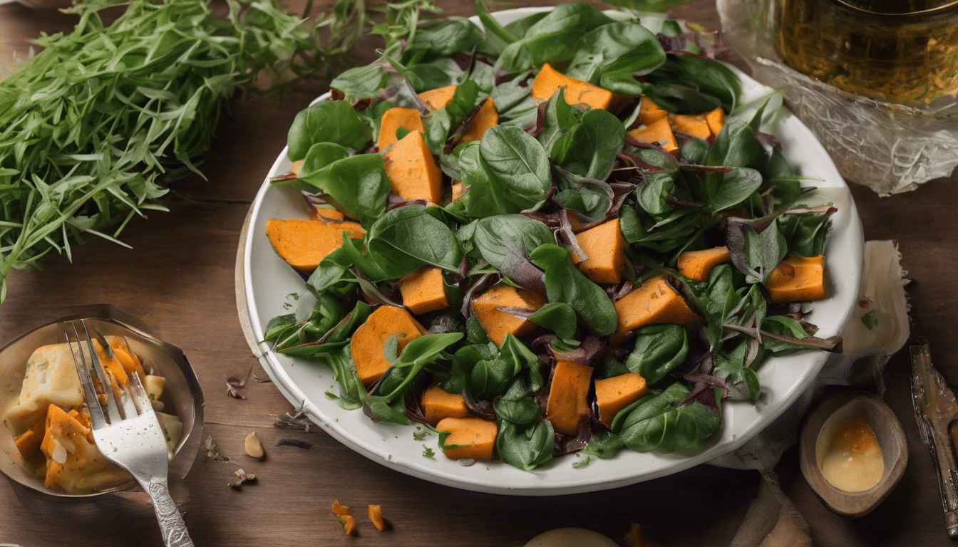 Sweet Potato Leaves Salad