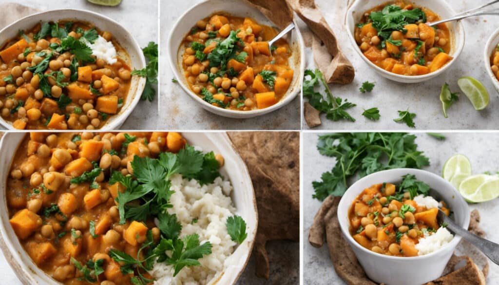 Sweet Potato and Chickpea Stew