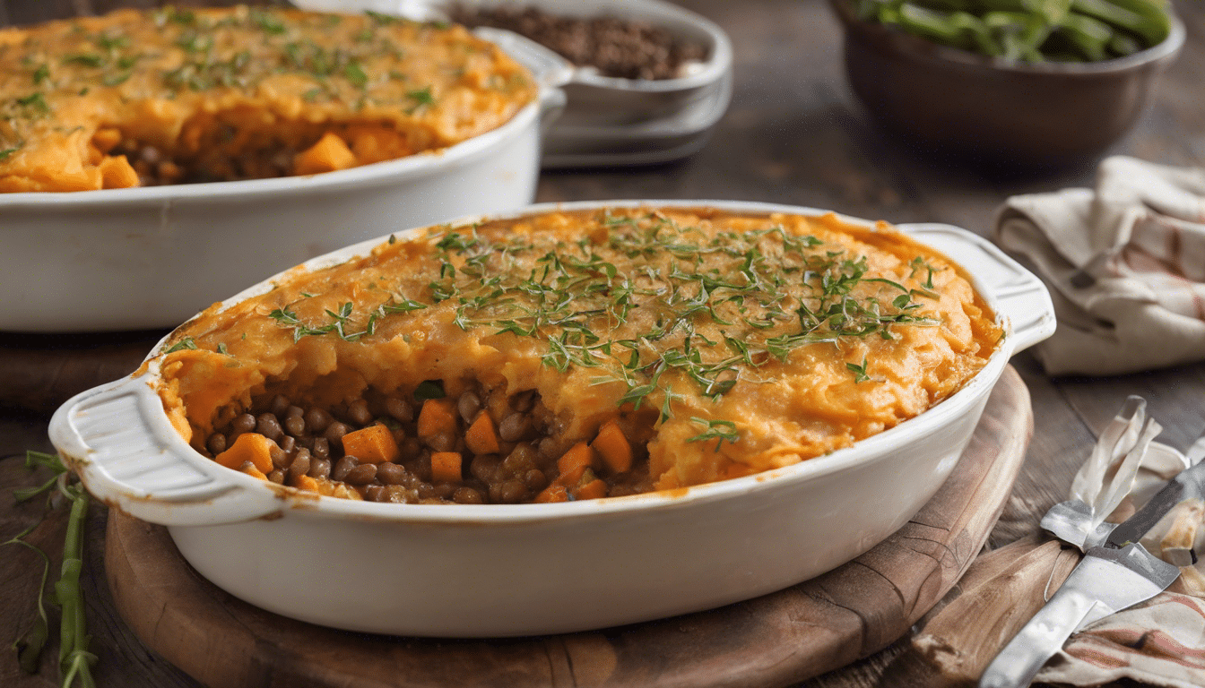 Sweet Potato and Lentil Shepherd's Pie