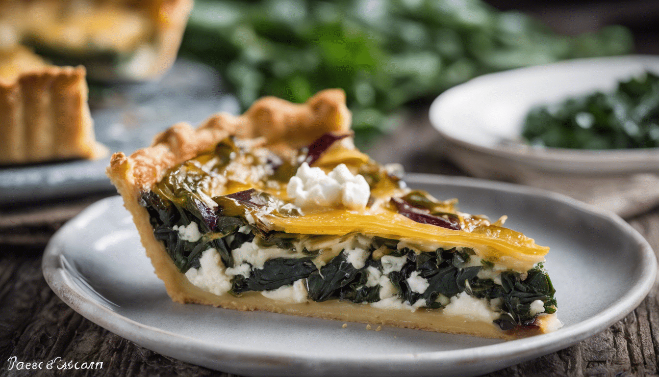 Swiss Chard and Goat Cheese Tart