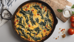 Swiss Chard and Tomato Frittata