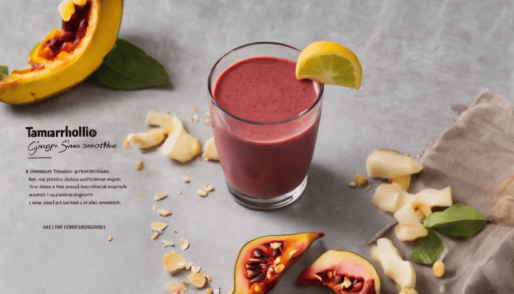 Tamarillo and Ginger Smoothie