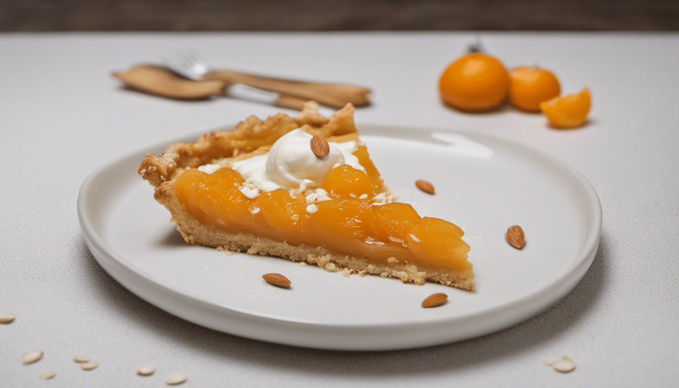 Tangerine and Almond Tart