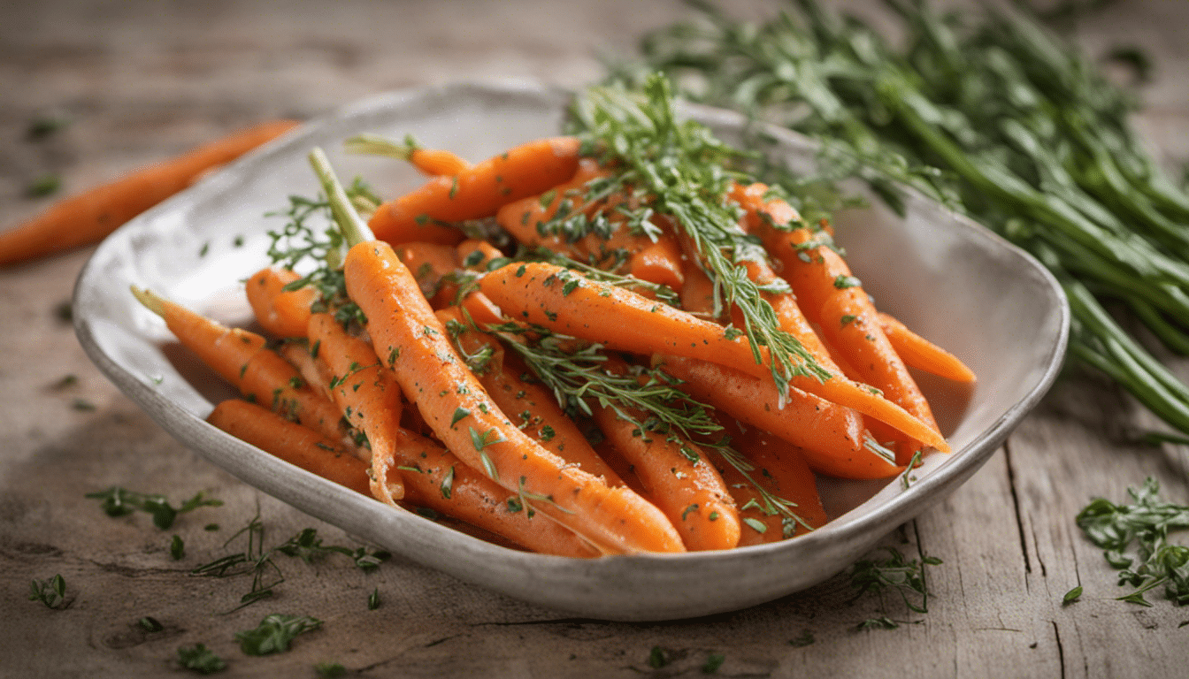 Tarragon Buttered Carrots