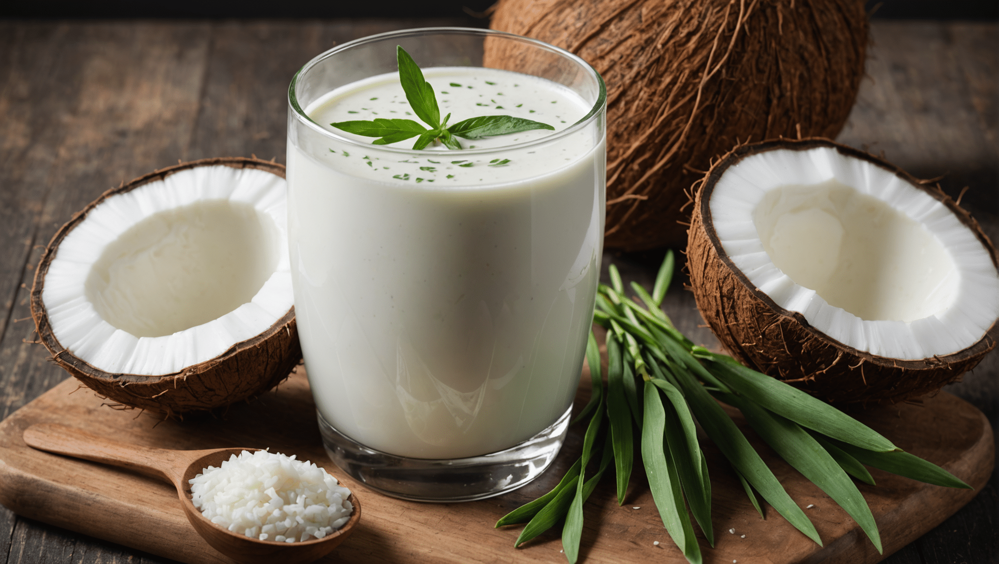 Tarragon Infused Coconut Milk