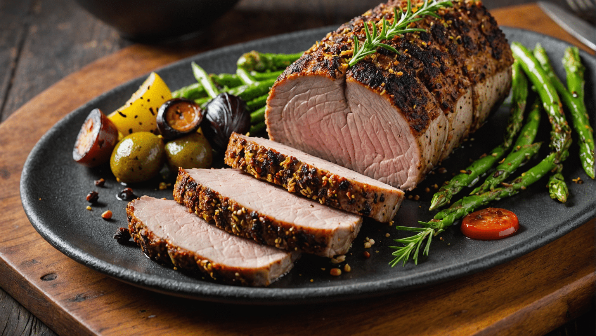 Tasmanian Pepper Crusted Pork Tenderloin