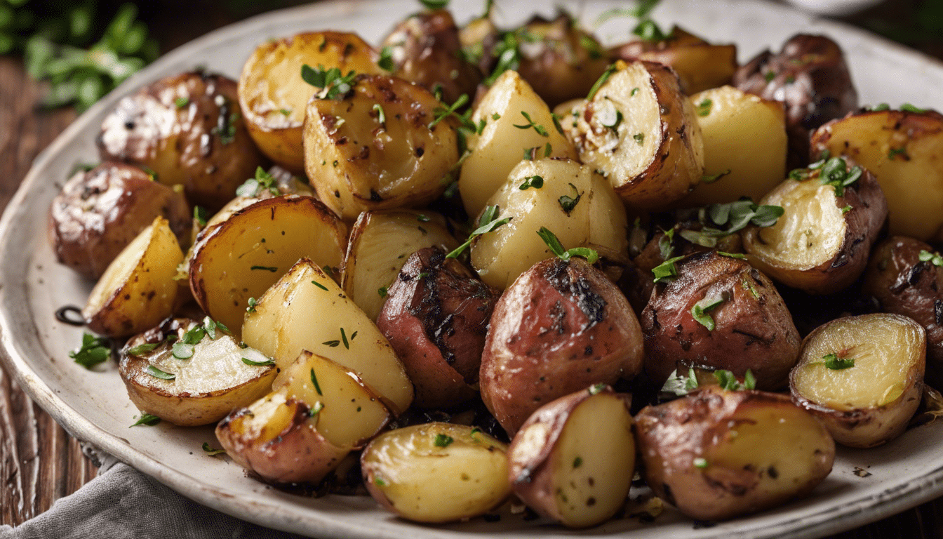 Tasmanian Pepper and Garlic Roasted Potatoes