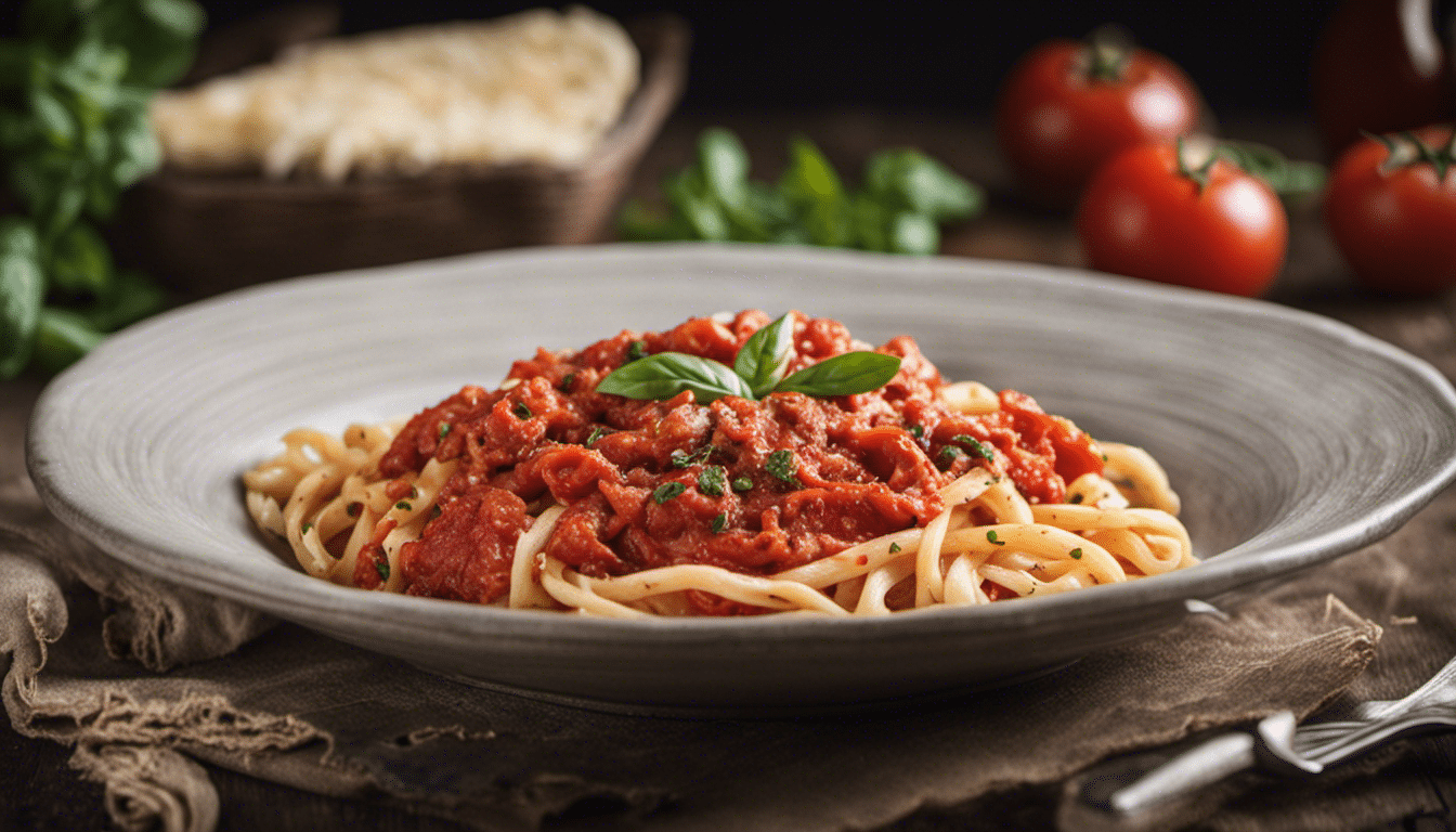 Tasmanian Pepper and Tomato Pasta Sauce