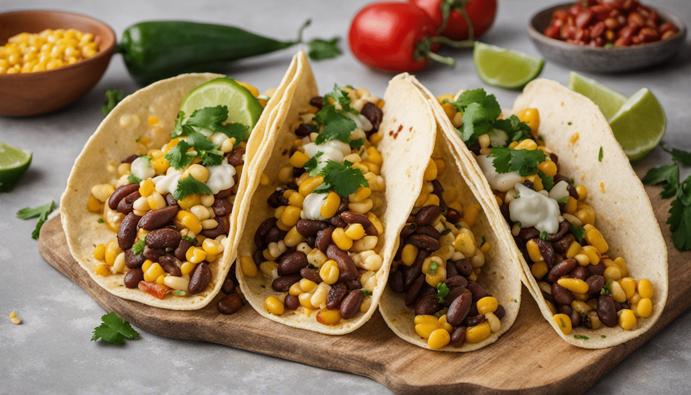 Tepary Bean and Corn Tacos