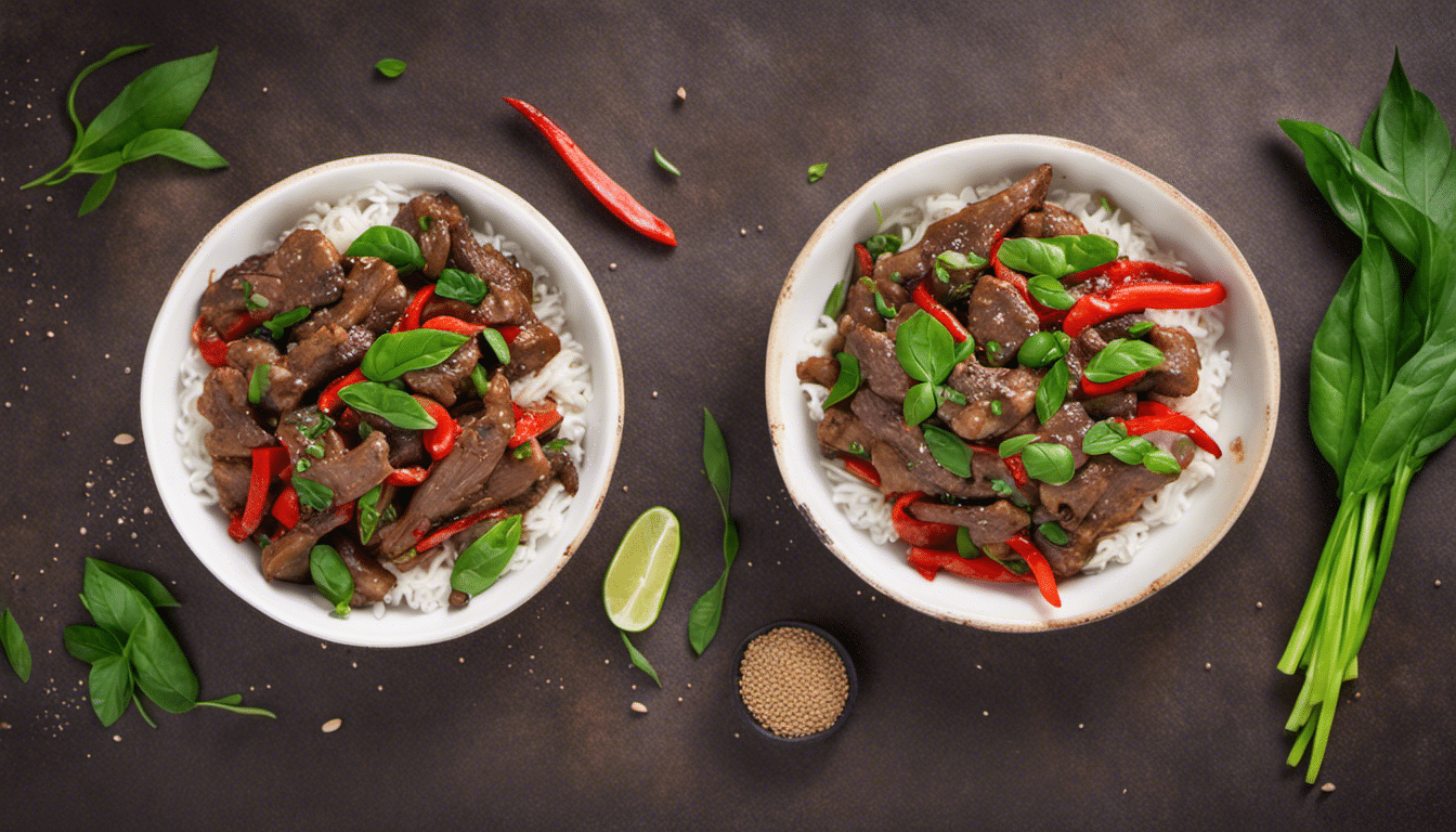 Thai Basil Beef Stir Fry