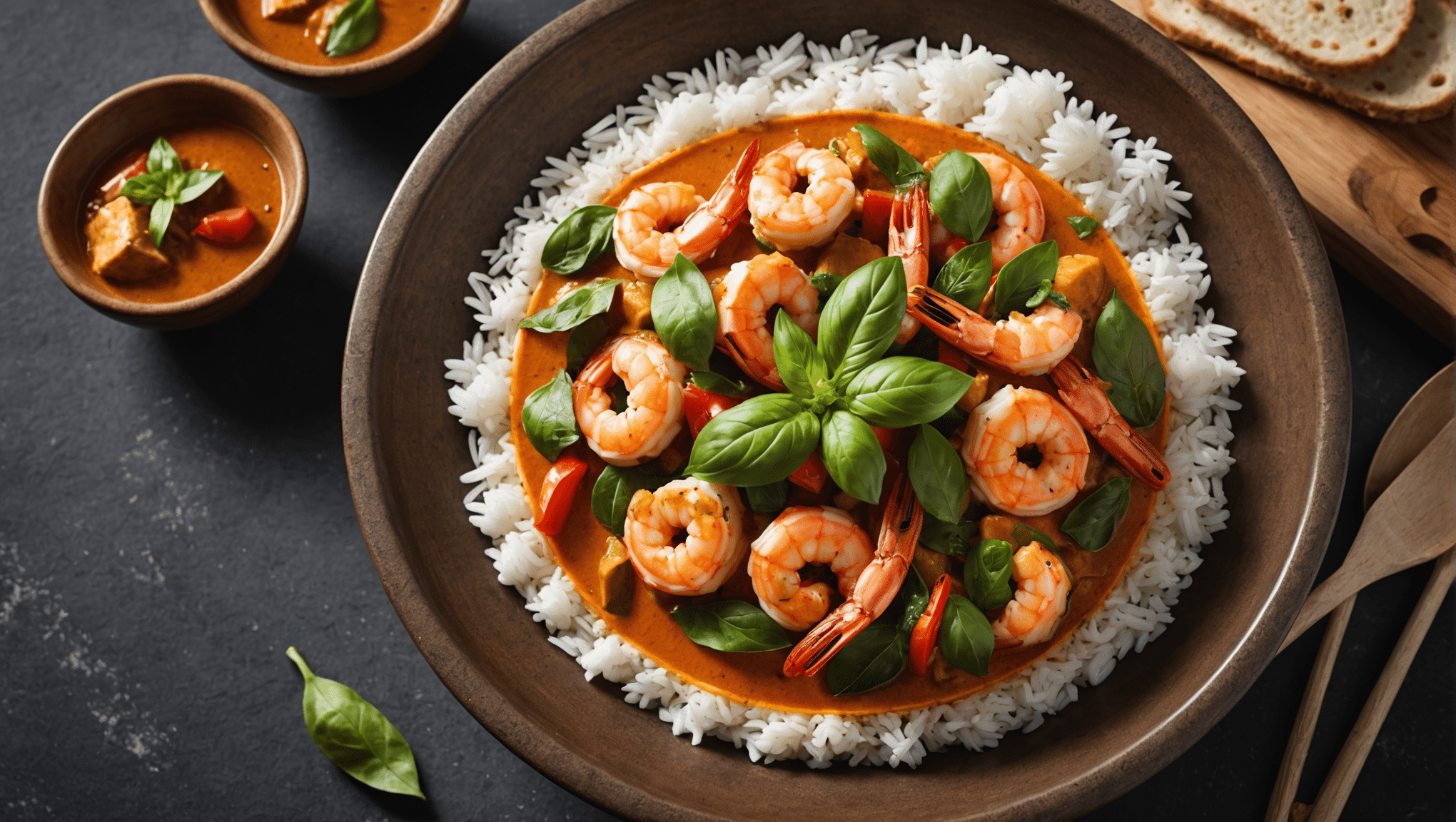 Thai Basil Prawn Curry