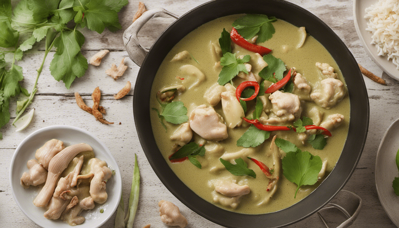 Thai Green Chicken Curry with Greater Galangal