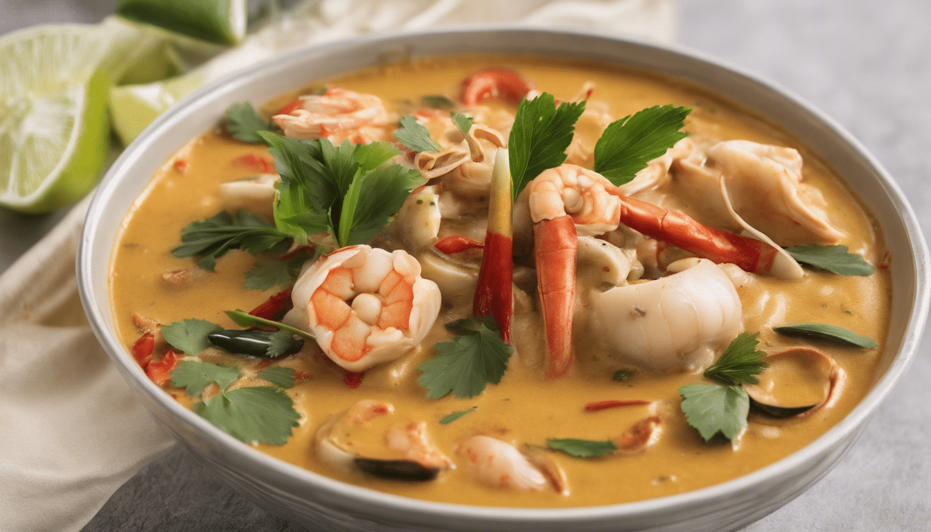 Thai Seafood Curry with Greater Galangal