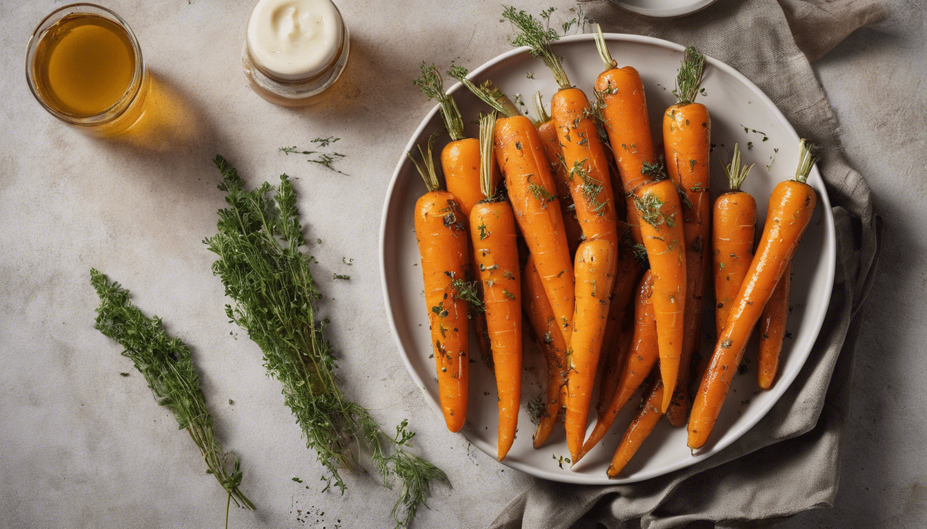 thyme and honey glazed carrots