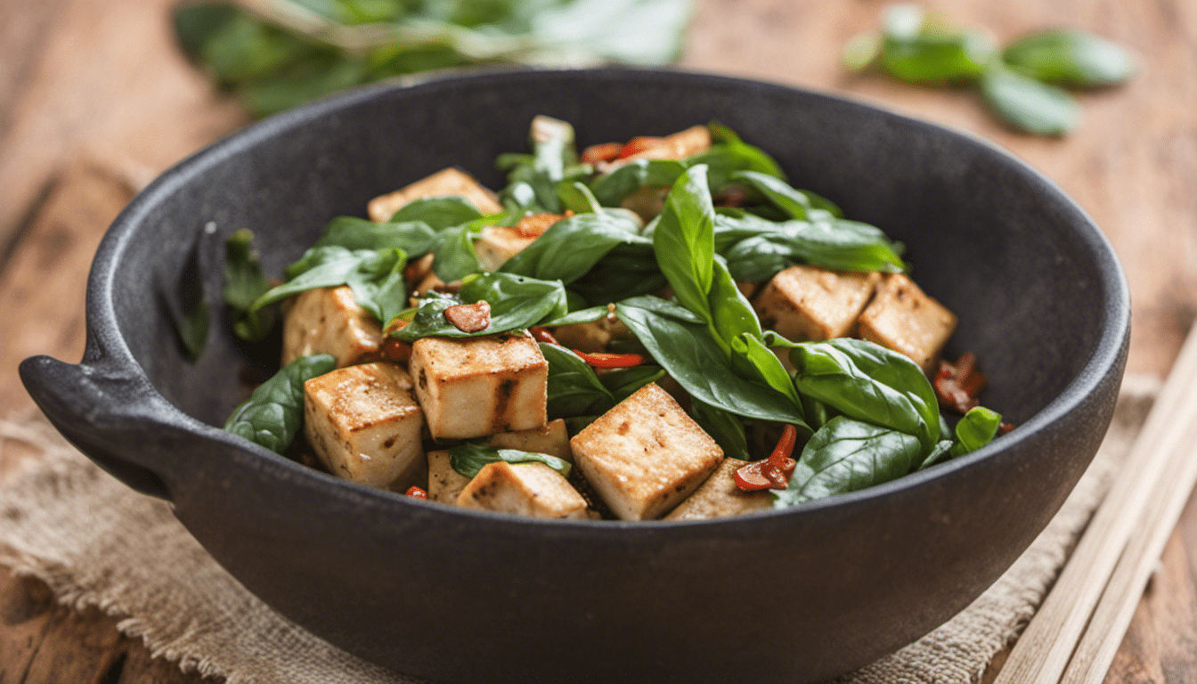 Tofu Basil Stir Fry