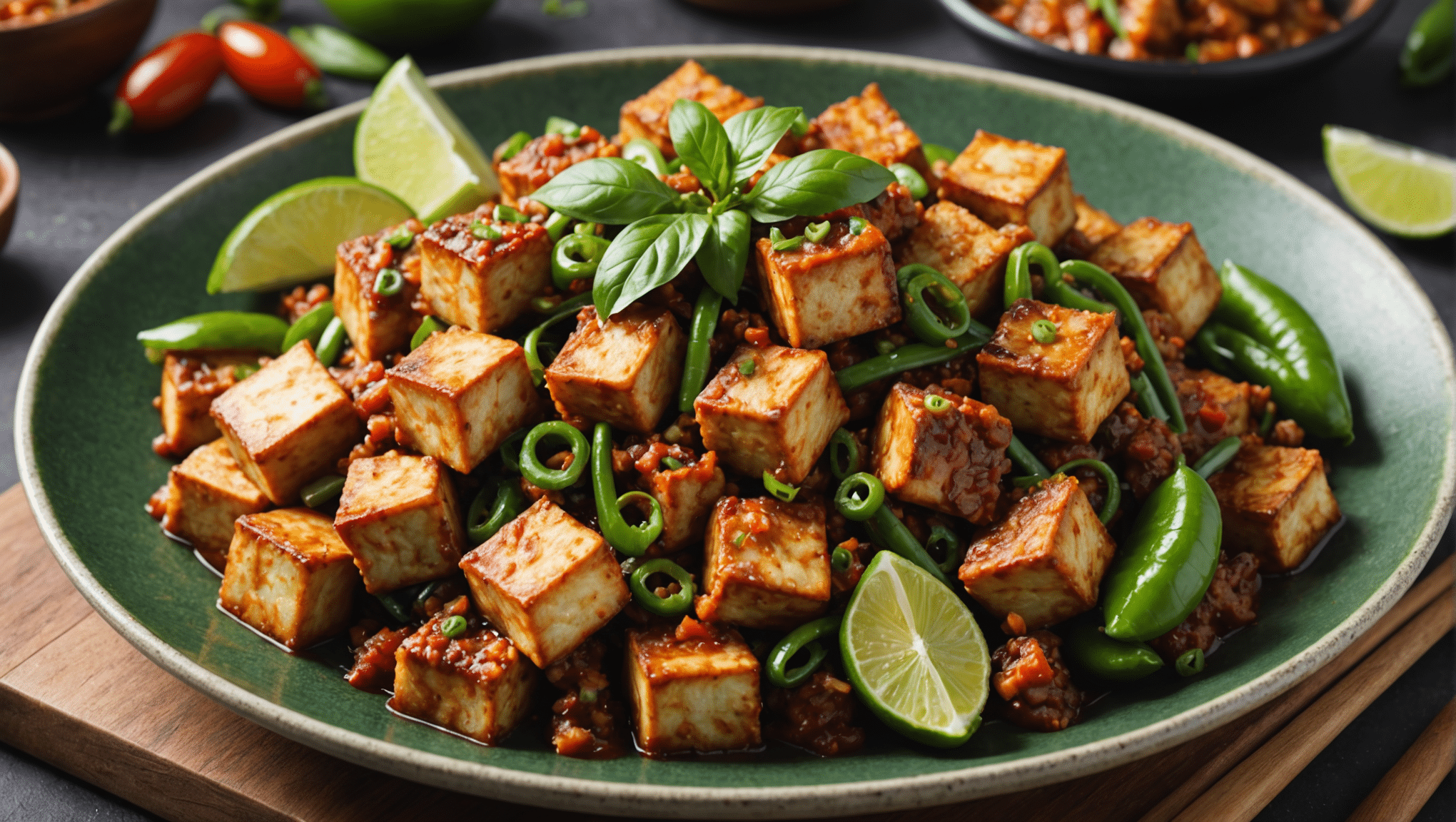 Tofu Goreng Sambal Hijau