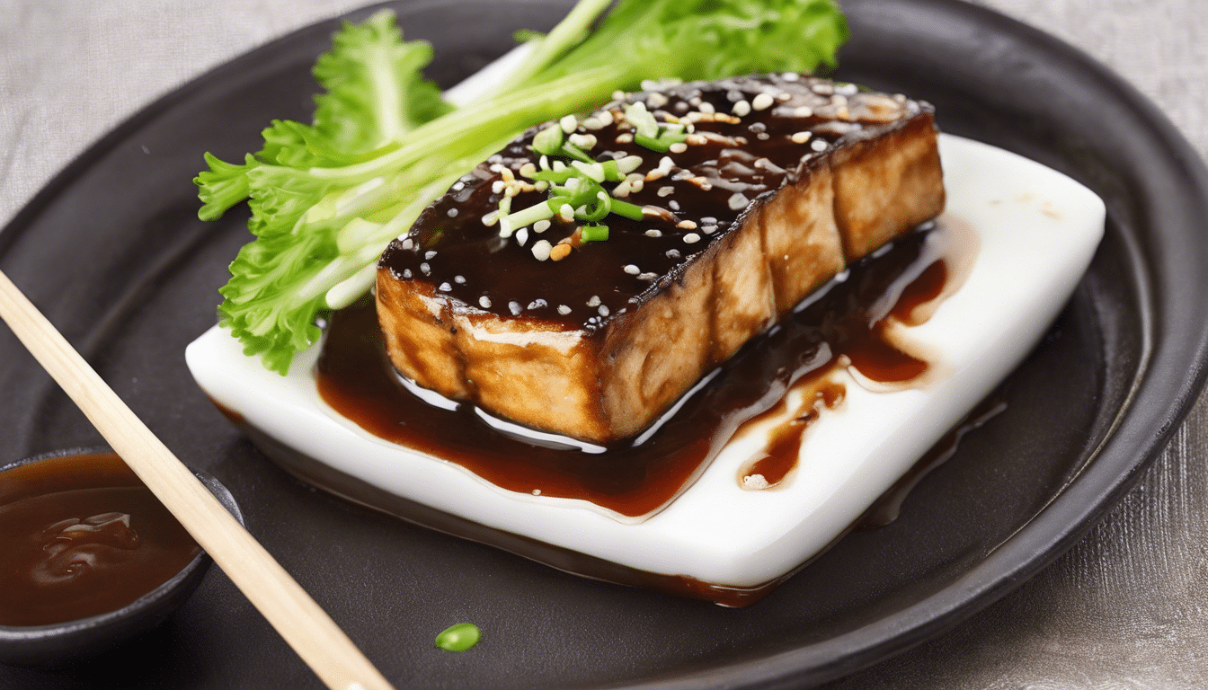 Tofu Steak with Teriyaki Sauce