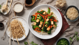 Tofu and Vegetable Stir Fry