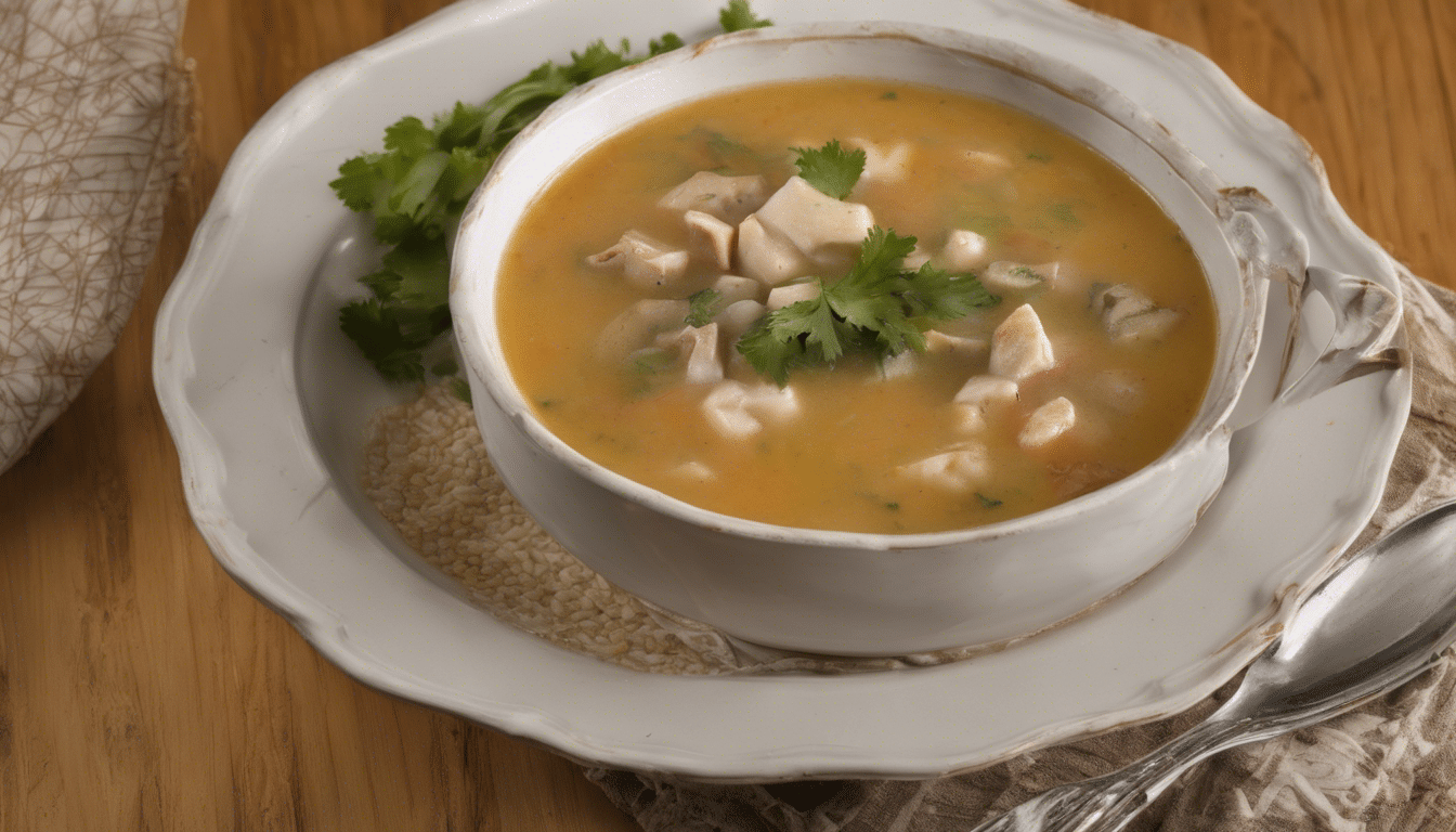 Traditional Saquicos Soup