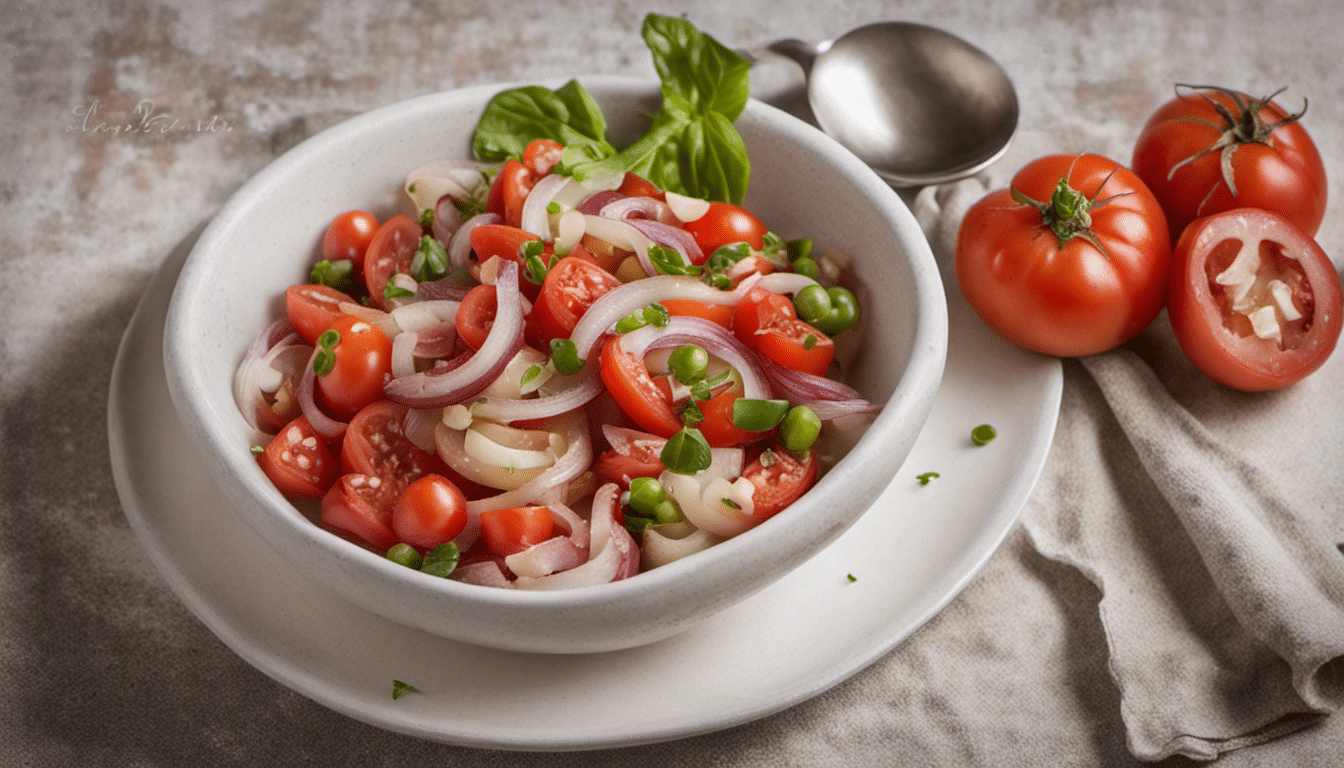 Tropea Onion and Tomato Salad