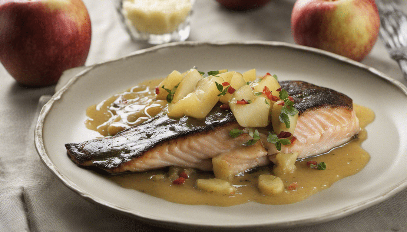 Trout with Apple Compote - Sofia Rodriguez's recipe