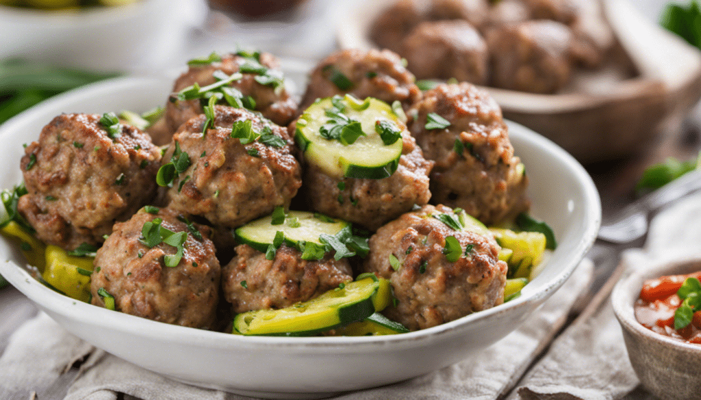 Turkey Meatballs with Zucchini