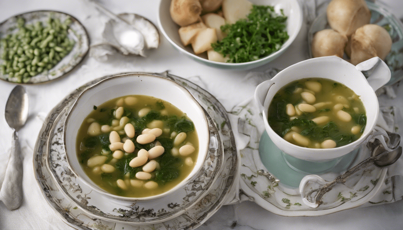 Turnip Green and White Bean Soup