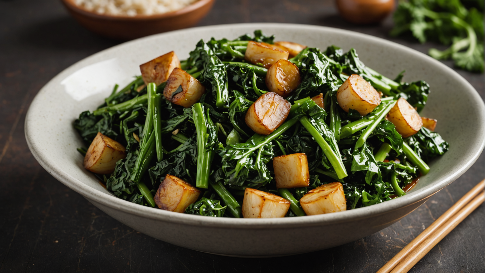 Turnip Greens Stir Fry