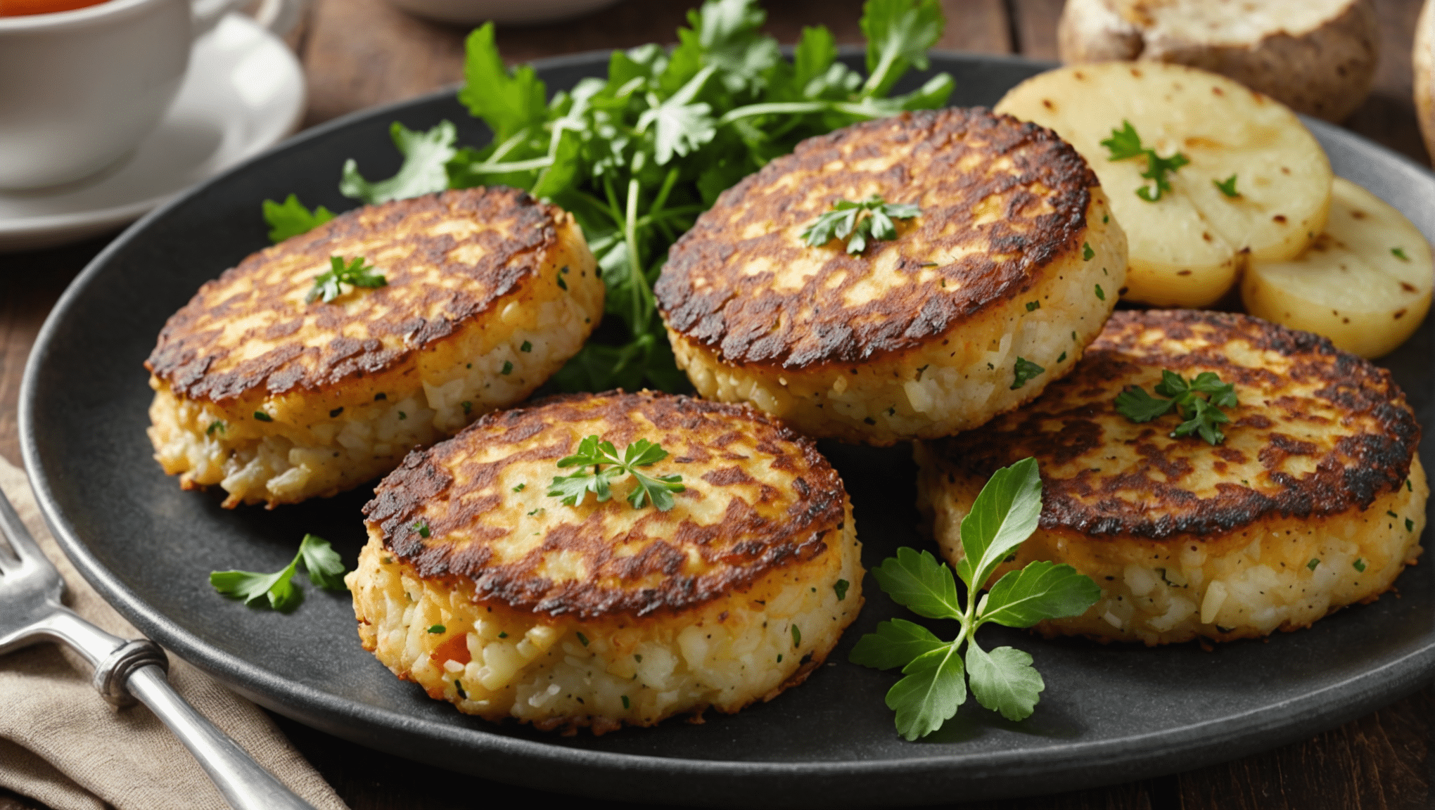 Turnip and Potato Patties