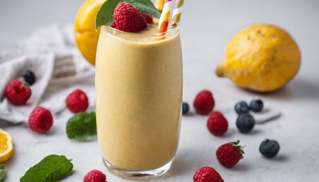 Ugli Fruit and Berry Smoothie