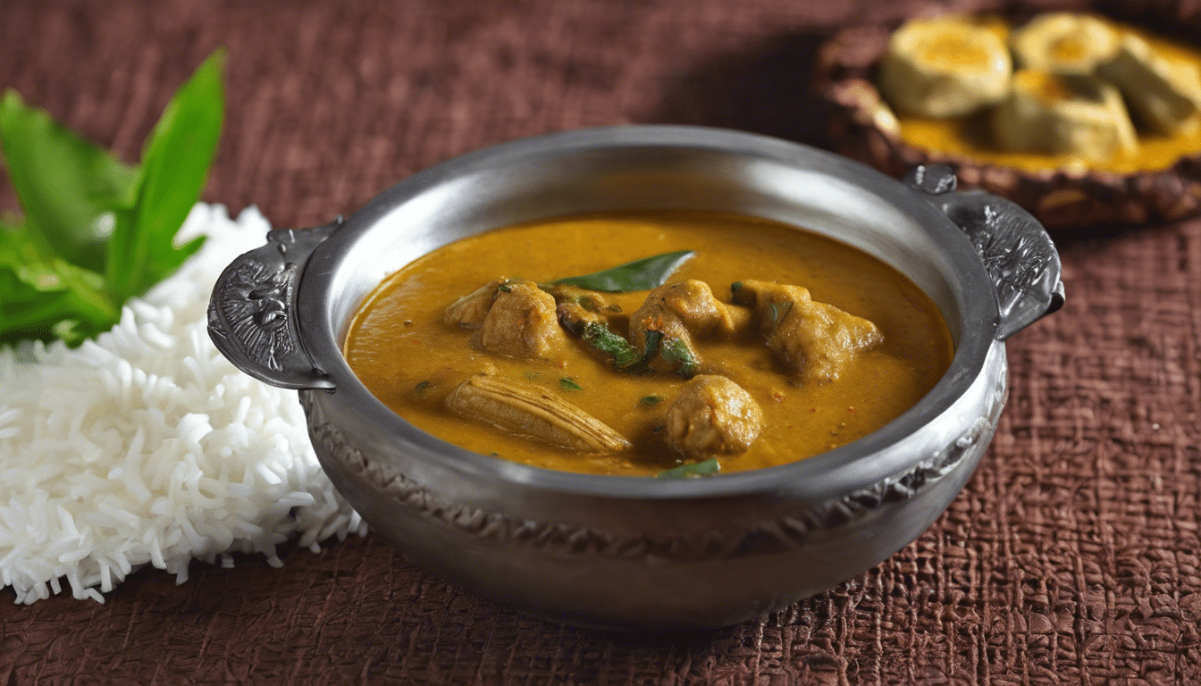 Vazhaipoo Kuzhambu - Banana Flower Curry