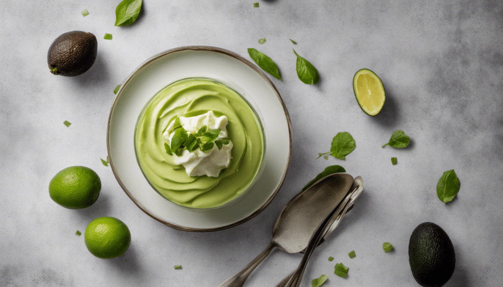 Vegan Avocado and Lime Mousse