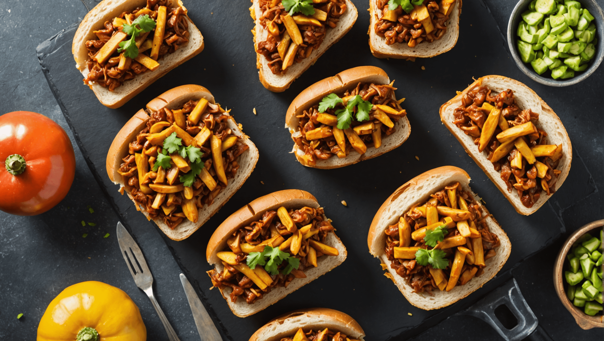 Vegan BBQ Jackfruit Sandwiches