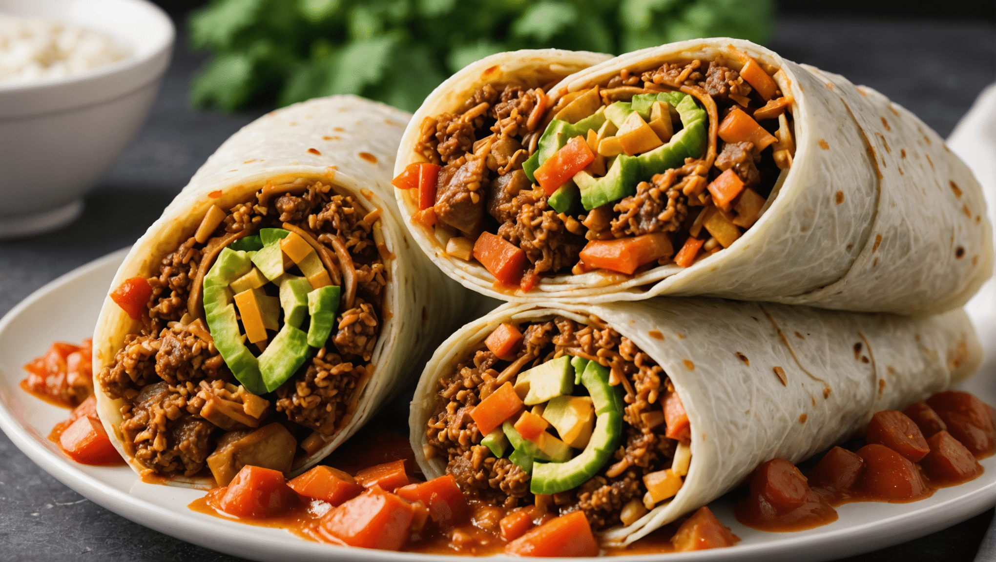 Vegan Cabbage Roll Burritos