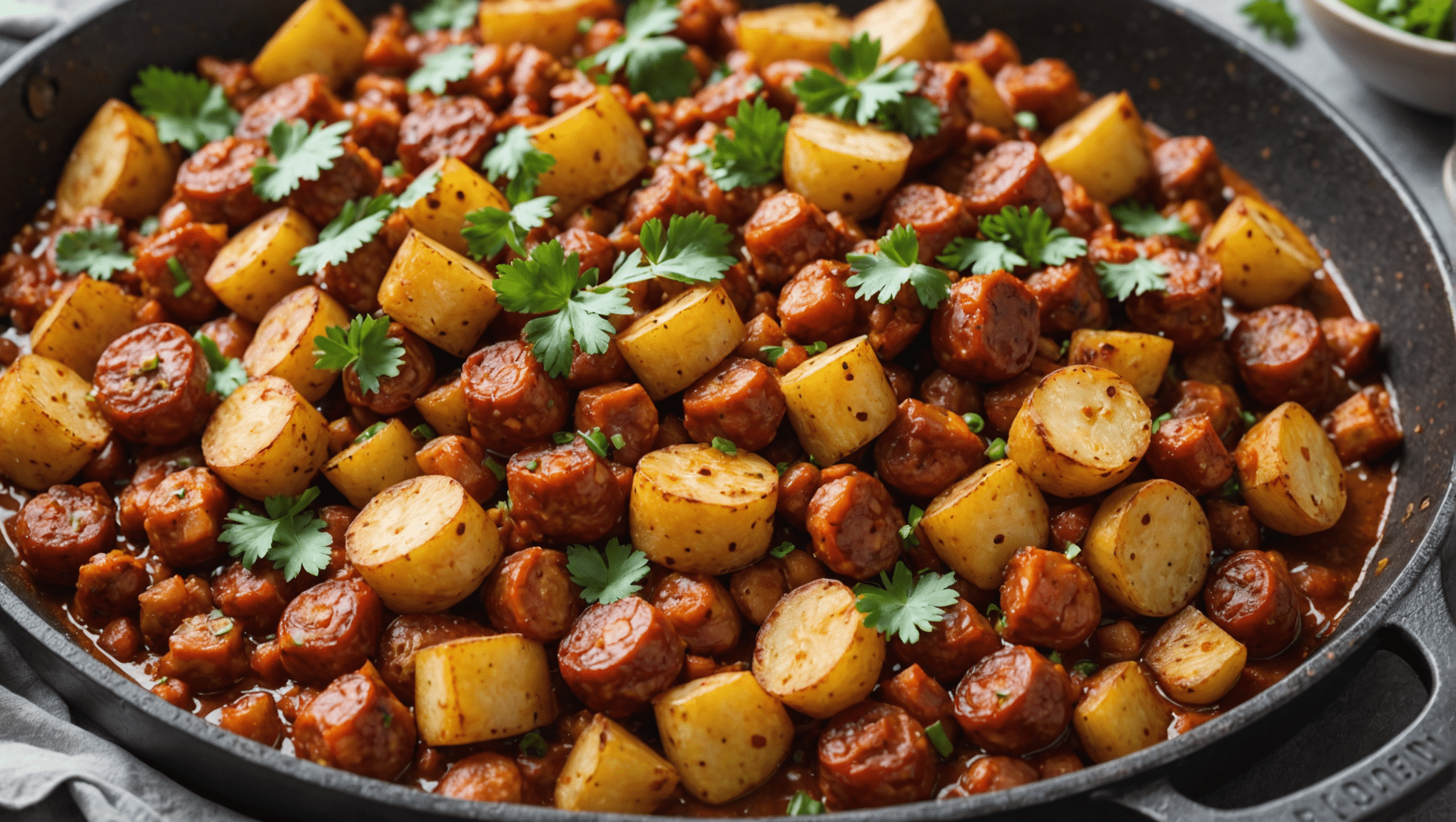 Vegan Chorizo con Papas