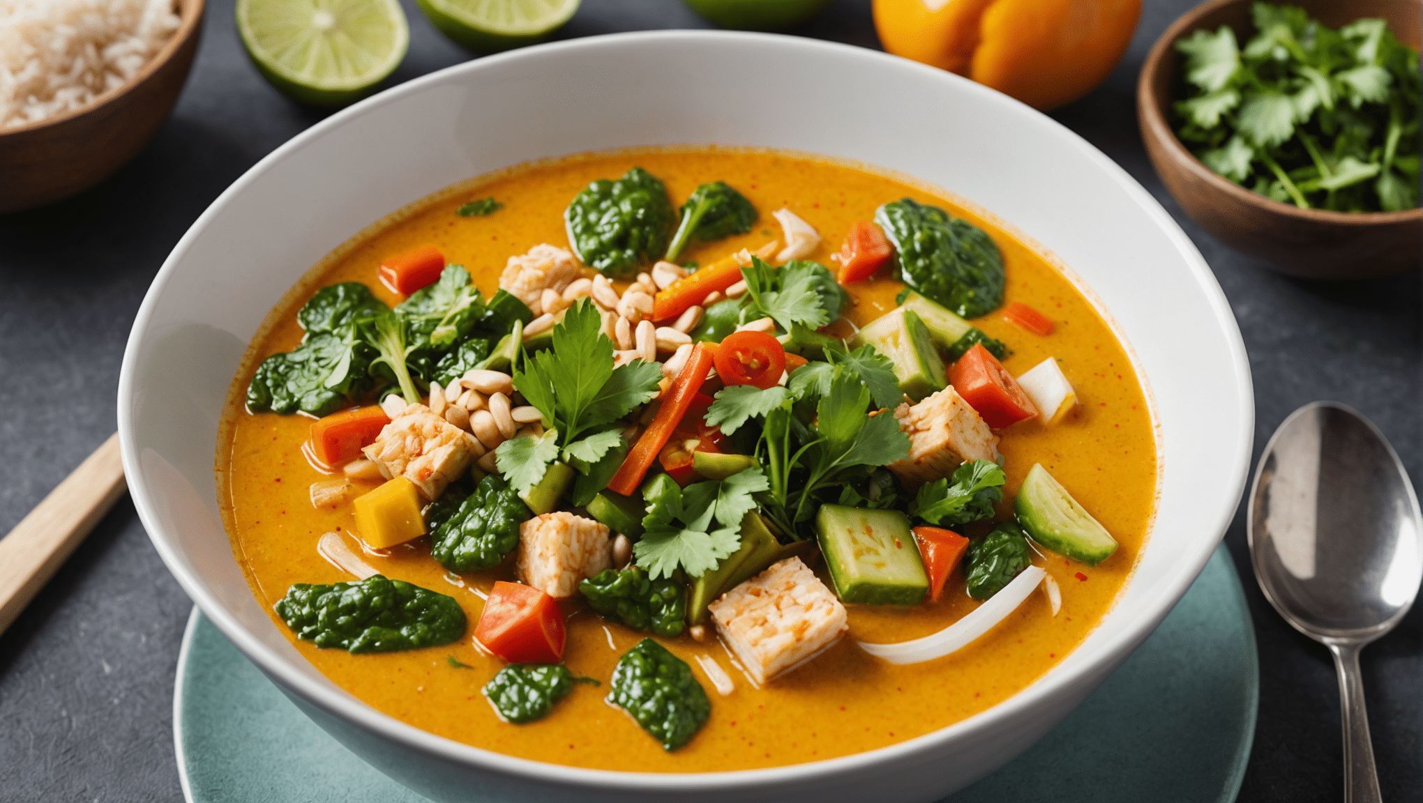 Vegan Coconut Vegetable Soup