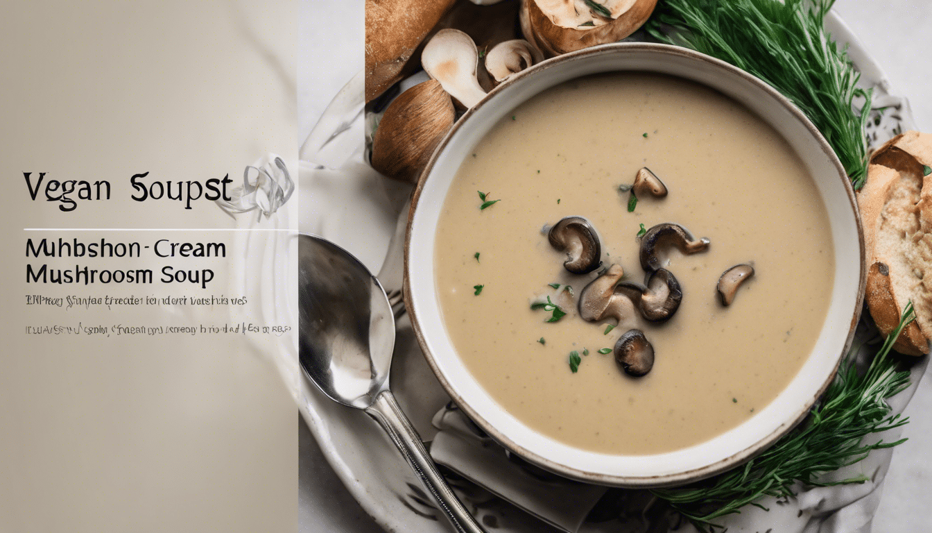 Vegan Cream of Mushroom Soup photo