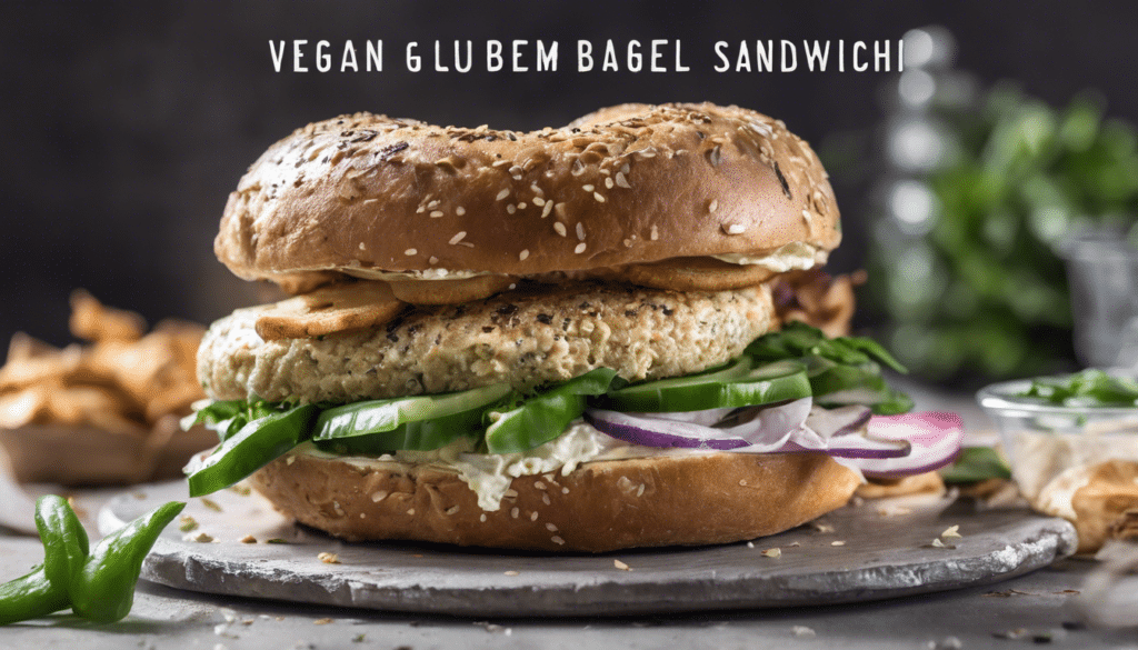 Vegan Gluten-Free Bagel Sandwich