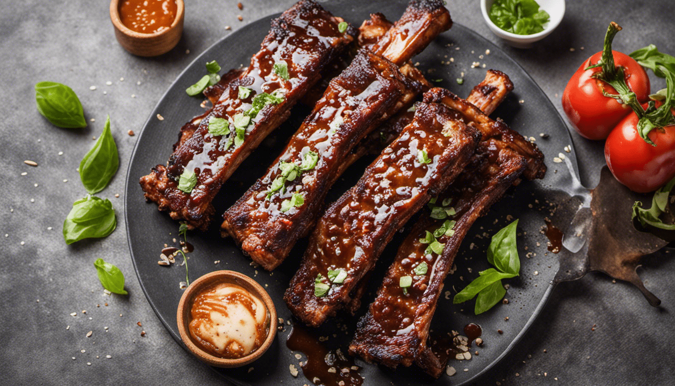 Vegan Grilled Soy Protein Ribs