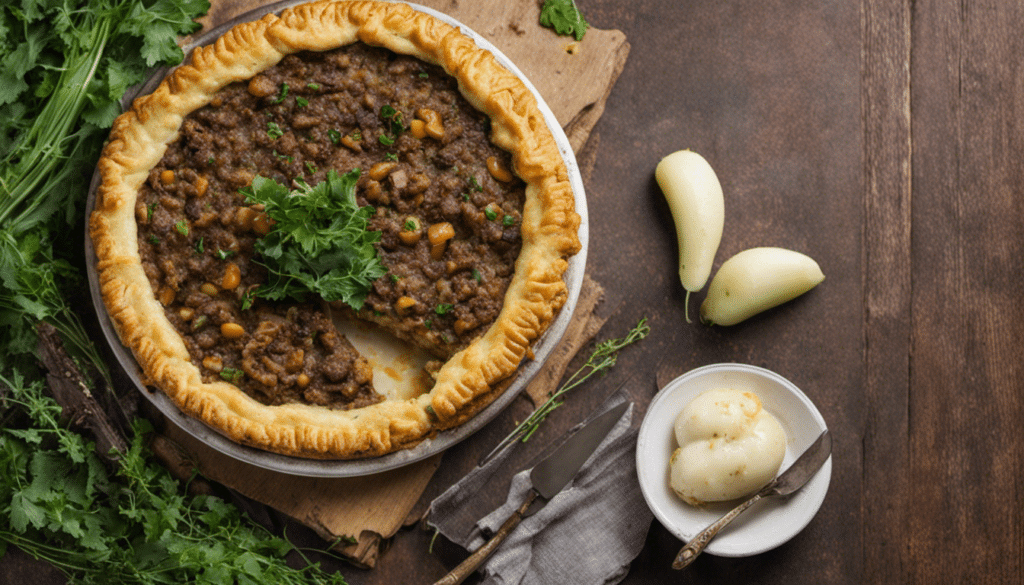 Vegan Haggis, Turnip and Potato Pie
