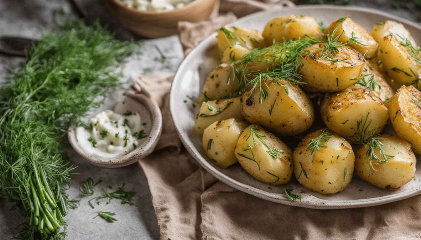 Vegan Honey Dill Potatoes