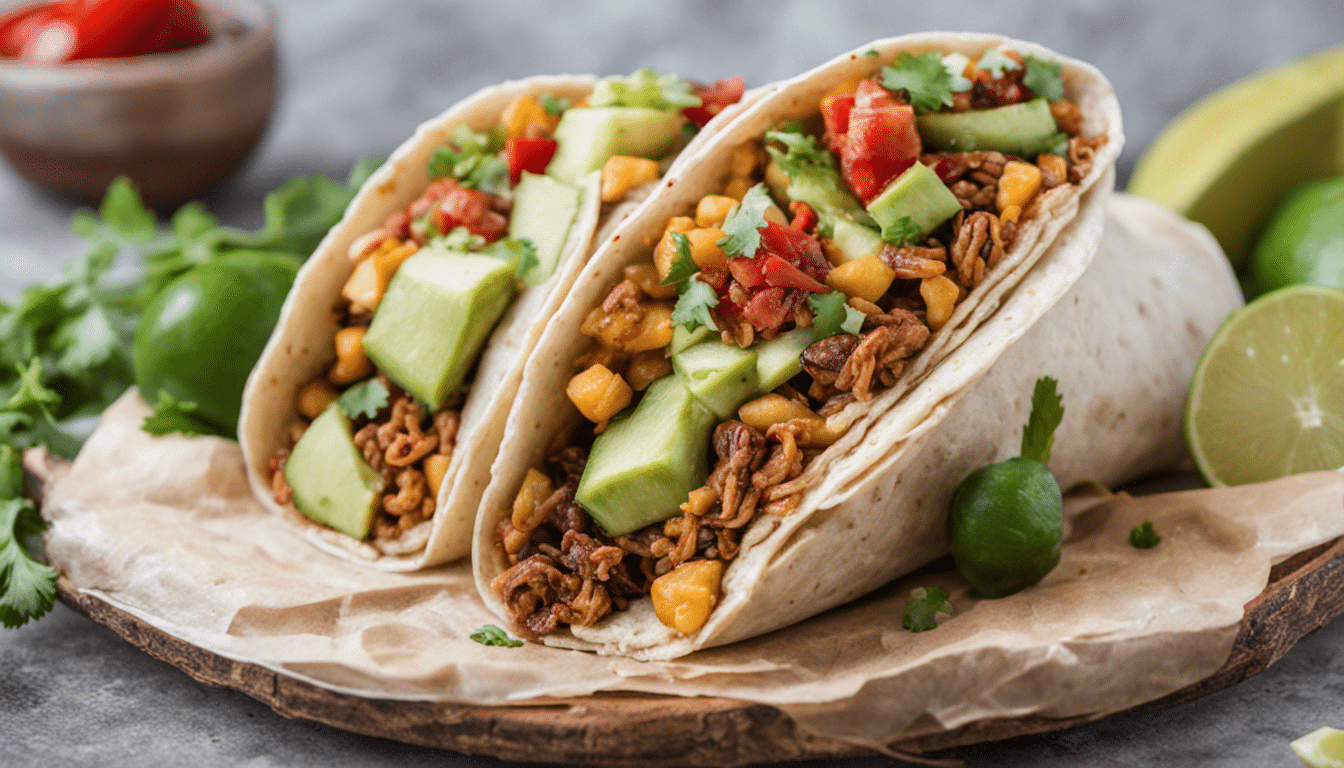 Vegan Jackfruit Carnitas Burritos - Your Gourmet Guru