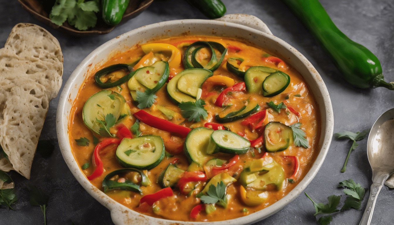 Vegan Moqueca with Zucchini and Peppers