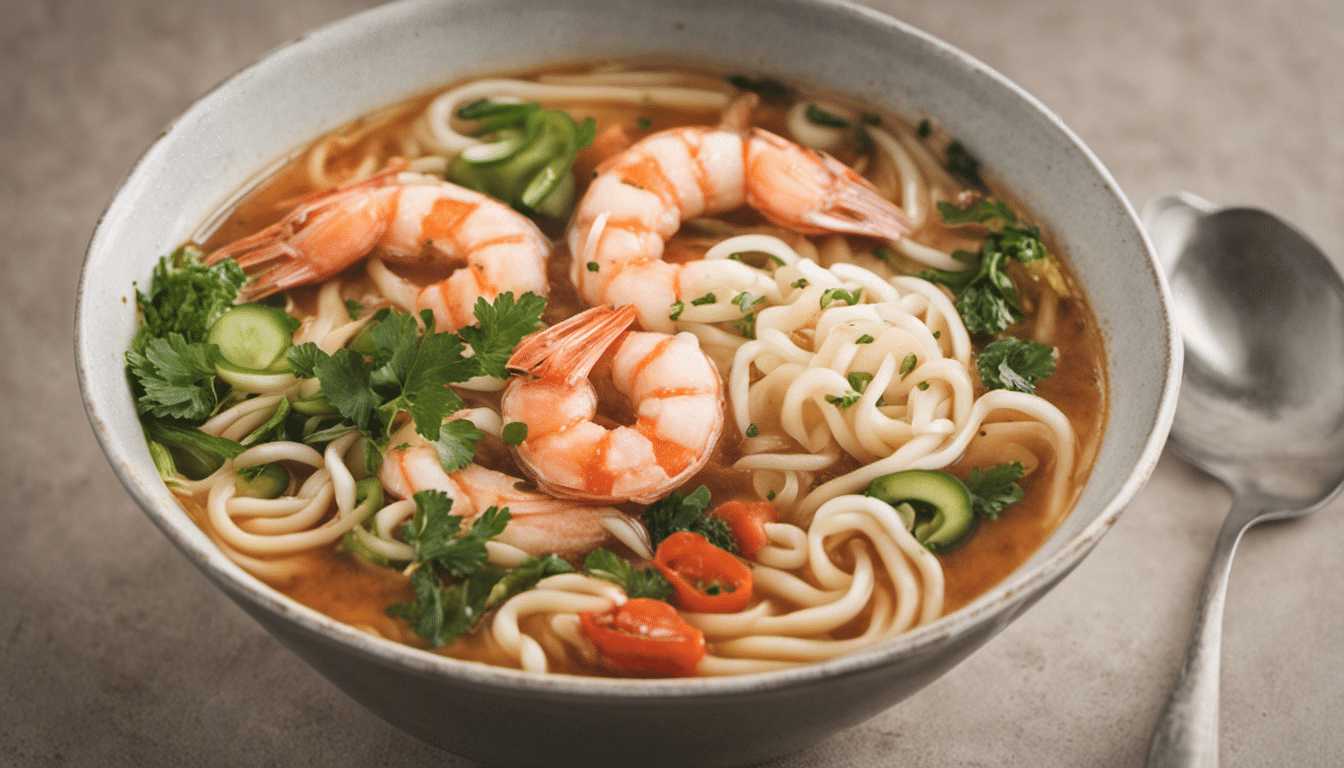 Vegan Prawn Noodle Soup